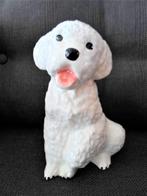 Porseleinen poedel., Ophalen of Verzenden, Zo goed als nieuw, Dier