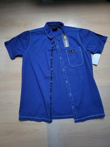 Blouse korte mouwen Bench katoen blauw maat 164 NIEUW beschikbaar voor biedingen