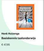 Henk Huizenga - Basiskennis taalonderwijs, Ophalen of Verzenden, Zo goed als nieuw, Henk Huizenga, Nederlands