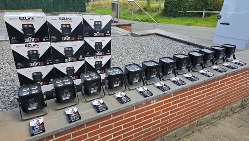 6x Chauvet Par Q4BT ILS + D-FI sticks, Muziek en Instrumenten, Licht en Laser, Zo goed als nieuw, Licht, Geluidgestuurd, Kleur