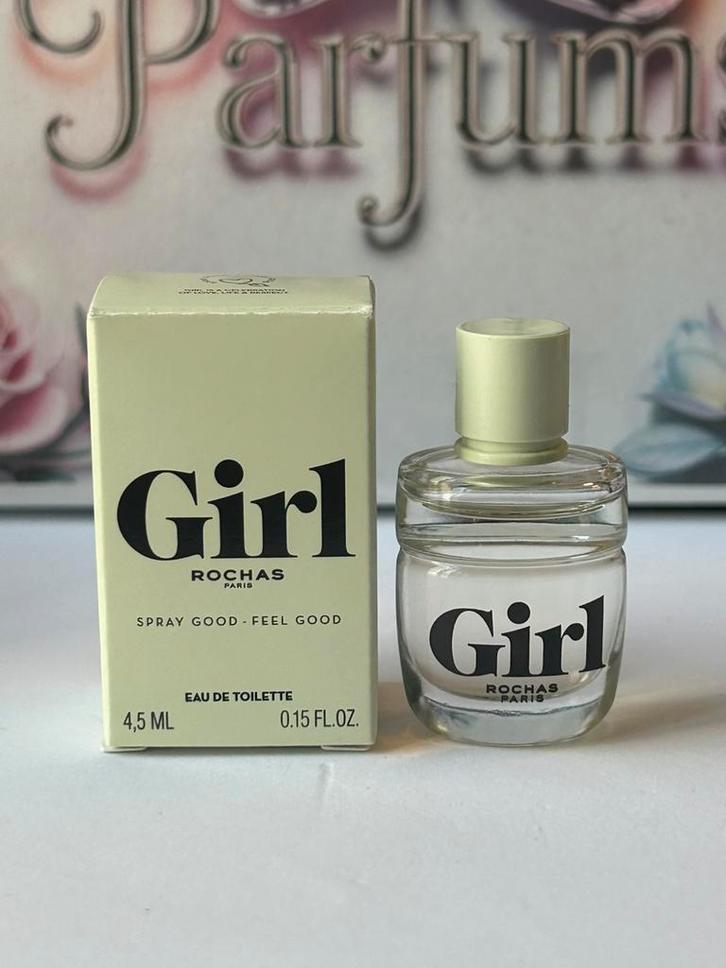 Rochas - girl miniature 4,5ml edt, Verzamelen, Parfumverzamelingen, Nieuw, Miniatuur, Gevuld, Ophalen of Verzenden