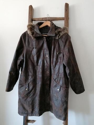 Leren winterjas jas 38 40 L beschikbaar voor biedingen