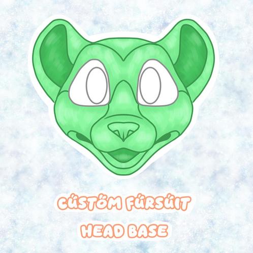 Custom fursuit head base, Hobby en Vrije tijd, Kostuums, Theaterbenodigdheden en LARP, Zo goed als nieuw, Ophalen of Verzenden