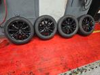 Mazda  velgen  met  banden maat 225 55  17, Ophalen, 17 inch, Band(en), Zomerbanden