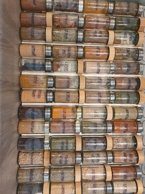 Ronde kruidenlabels, kruidenetiketten, labels, Huis en Inrichting, Keuken | Keukenbenodigdheden, Nieuw, Ophalen of Verzenden