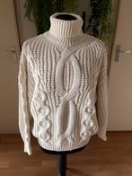Guts & Gusto mooie witte gebreide kabel trui mt M ZGAN, Ophalen of Verzenden, Zo goed als nieuw, Maat 38/40 (M), Wit