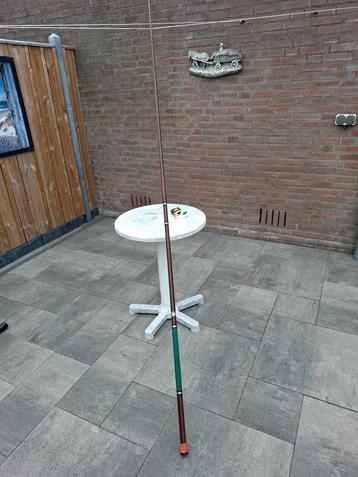 Oversteekhengel - 412 cm. Gebruikt, maar goed.  beschikbaar voor biedingen