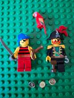 lego figgs ..kapitein roodbaard & piraat incl accessoires, Ophalen of Verzenden, Zo goed als nieuw