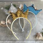 haarband pailletten kroon kroontje 3 stuks nieuw cadeau, Ophalen of Verzenden, Nieuw