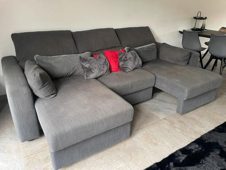 3-zitsbank / slaapbank – veelzijdig & praktisch, Huis en Inrichting, Banken | Complete zithoeken, Gebruikt, Ophalen