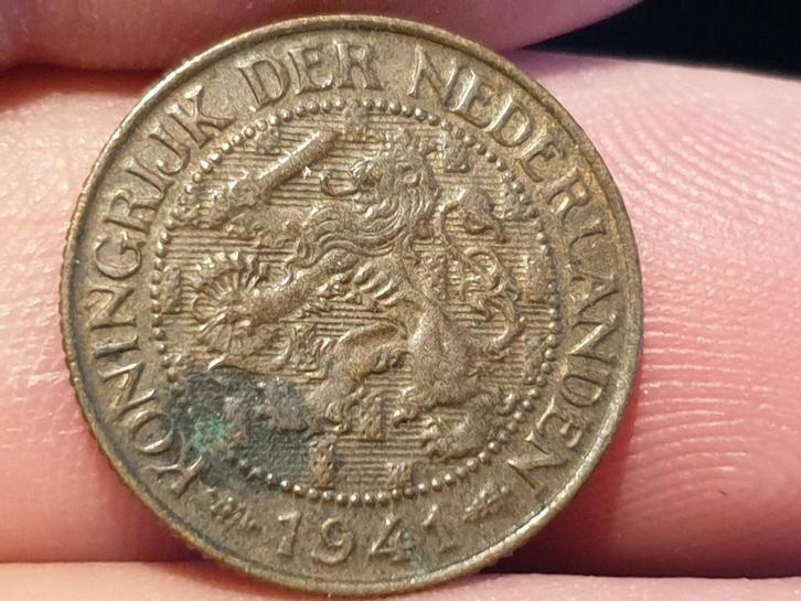 1 cent 1941 nr.7 (04), Postzegels en Munten, Munten | Nederland, 1 cent, Koningin Wilhelmina, Ophalen of Verzenden