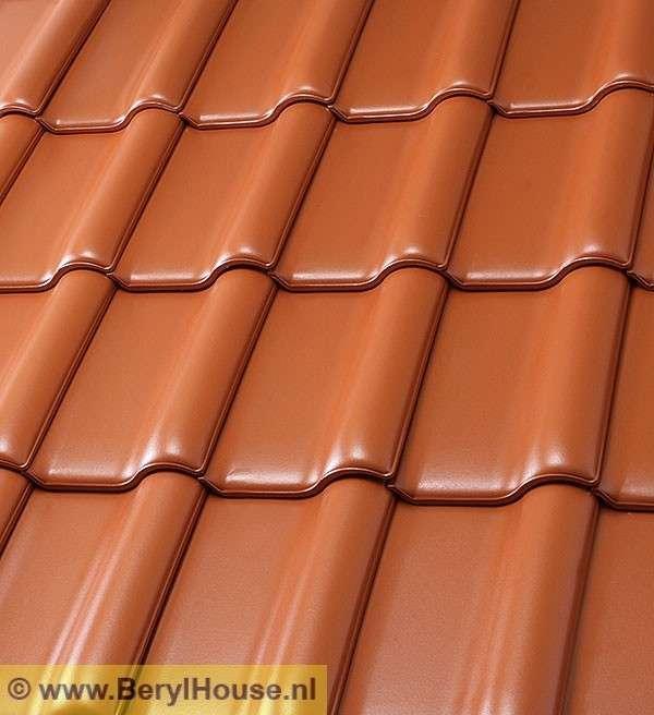 € 13,95 per m2  Gebakken dakpannen: FD 10 rood engobe, Doe-het-zelf en Verbouw, Dakpannen en Dakbedekking, Nieuw, Dakpannen, Steen of Klei