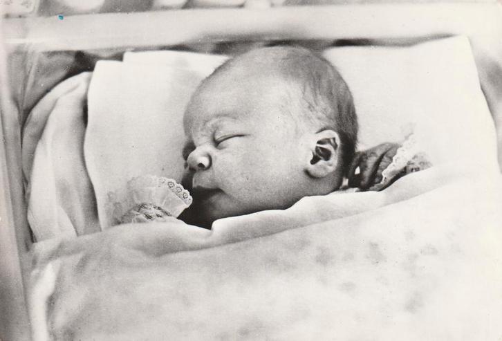 Ansichtkaart van Prins Willem Alexander in de wieg (1967), Verzamelen, Ansichtkaarten | Themakaarten, Ongelopen, 1960 tot 1980