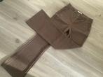 Studio Anneloes flair bonded travelstof broek bruin in M, Kleding | Dames, Maat 38/40 (M), Studio Anneloes, Bruin, Verzenden