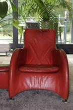 Montis Loge Fauteuils + Hocker - Gerard van den Berg, Ophalen, Gebruikt, Leer, 75 tot 100 cm