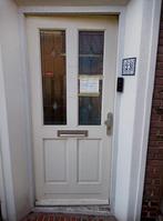 Goede Merantie voordeur met extra 2 glas in lood ramen, Doe-het-zelf en Verbouw, Deuren en Horren, Ophalen, Gebruikt, 80 tot 100 cm