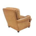 Vintage leren Poltrona Frau fauteuil, Ophalen, Gebruikt