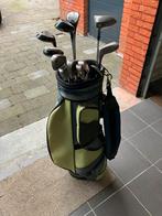 Golftas met diverse clubs, Ophalen of Verzenden, Gebruikt, Set