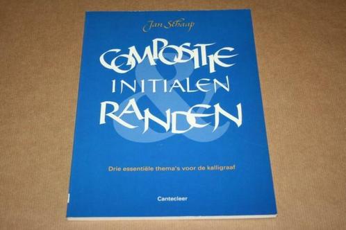 Compositie Initialen Randen - Kalligrafie - Jan Schaap, Boeken, Hobby en Vrije tijd, Zo goed als nieuw, Ophalen of Verzenden