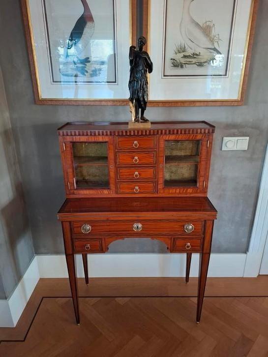 Mahonie bonheur de jour Louis Seize, Antiek en Kunst, Antiek | Meubels | Kasten, Ophalen