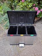 Trio Afvalbak, 40 liter of meer, Ophalen, Gebruikt, 50 tot 75 cm