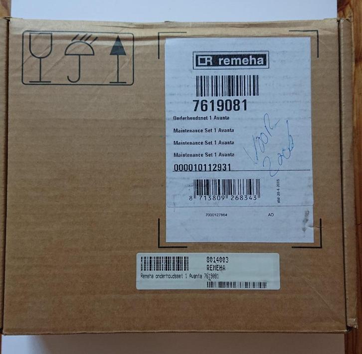 Remeha Avanta onderhoudsset 1 voor toestellen voor 09/2006, Doe-het-zelf en Verbouw, Verwarming en Radiatoren, Nieuw, Cv-ketel of Combi-ketel