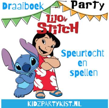 Stitch kinderfeestje draaiboek, speurtocht en spellen beschikbaar voor biedingen