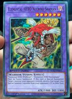 Yu-Gi-Oh! Elemental HERO Necroid Shaman SGX2 1st Edition !, Hobby en Vrije tijd, Verzamelkaartspellen | Yu-gi-Oh!, Verzenden, Zo goed als nieuw