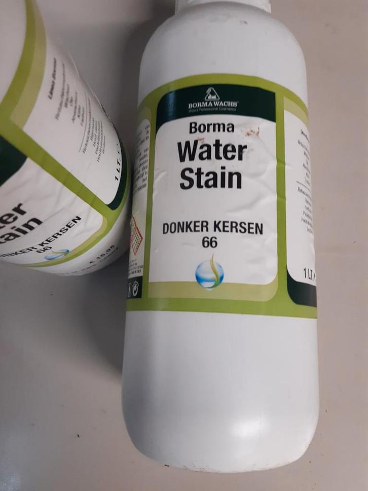 Flacons Borma waterstain, donker kersen en donker mahonie, Sport en Fitness, Gezondheidsproducten en Wellness, Nieuw, Overige typen