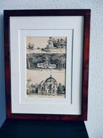 Craandijk Litho N-H Blaricum Hilversum Graveland 1880    (2), Antiek en Kunst, Kunst | Litho's en Zeefdrukken, Ophalen of Verzenden