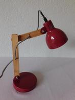 Leitmotiv Tafellamp - Bureaulamp Ogle - roze-rood metaal - h, Minder dan 50 cm, Metaal, Gebruikt, Ophalen of Verzenden