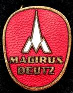 Magirus Deutz broche- rood emaille met stempel, Verzamelen, Speldjes, Pins en Buttons, Verzenden, Nieuw, Transport, Speldje of Pin