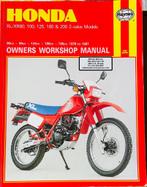 Haynes Werkplaatshandboek – Honda XL / XR 80 t/m 200 (1978–1, Motoren, Ophalen of Verzenden
