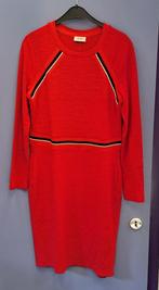 Anna van Toor knal rode jurk met zwarte band maat 44 48158, Anna van Toor, Anna van Toor, ., Maat 42/44 (L)
