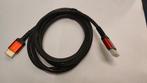 HDMI 2.1 kabel | 8k @ 60Hz | 4K @ 144HZ | 3D | 2m | verguld, Ophalen of Verzenden, Nieuw, 2 tot 5 meter, HDMI-kabel