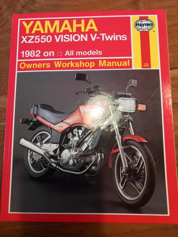 Yamaha XZ550 Vision V-Twins Werkplaatshandboek, Motoren, Handleidingen en Instructieboekjes, Yamaha, Ophalen of Verzenden