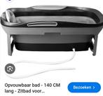 Opvouwbaar bad voor volwassenen met toebehoren, Overige typen, Zo goed als nieuw, Minder dan 100 cm, 50 tot 100 cm