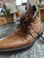 Floris van bommel laarzen boots leer mannen, Ophalen of Verzenden, Zo goed als nieuw, Bruin, Boots