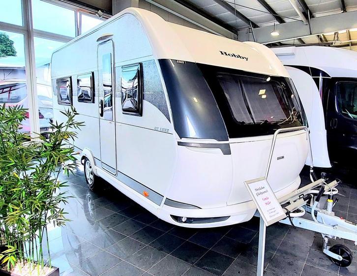 Hobby 460 LU ‘21 met mover, voortent enz., Caravans en Kamperen, Caravans, Particulier, tot en met 4, 1000 - 1250 kg, Rondzit