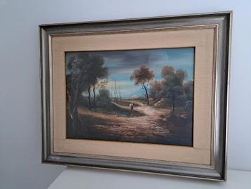 Melloni Schilderij - Italiaans Landschap - Oss beschikbaar voor biedingen