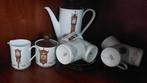 Mitterteich Porzellan Servies met Klok Design, Huis en Inrichting, Keuken | Servies, Ophalen, Gebruikt, Overige stijlen, Kop(pen) en/of Schotel(s)