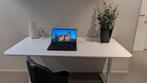 wit bureau in hoogte verstelbaar, Ophalen, In hoogte verstelbaar, Zo goed als nieuw, Bureau