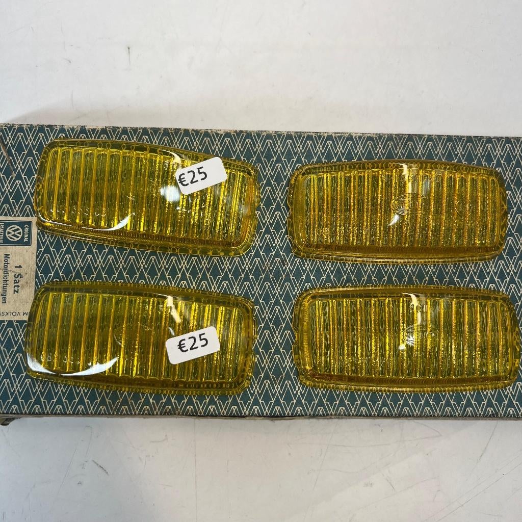 VW NOS Hella gele achteruitrijlichtglazen voor de Beetle, Ophalen of Verzenden, Zo goed als nieuw