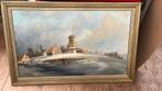 Fraai schilderij met molengezicht Meijer, Antiek en Kunst, Kunst | Schilderijen | Klassiek, Ophalen of Verzenden
