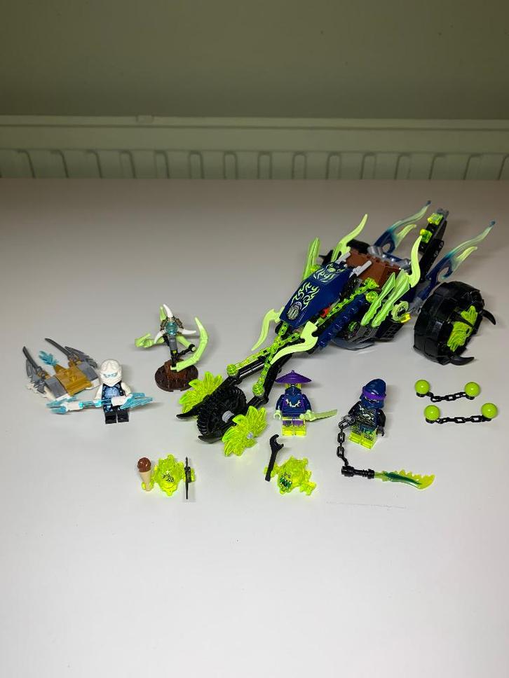 LEGO Chain Cycle Ambush 70730 NINJAGO, Kinderen en Baby's, Speelgoed | Duplo en Lego, Zo goed als nieuw, Lego, Complete set, Ophalen