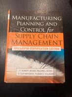 Manufacturing Planning & Control - Supply Chain, Ophalen of Verzenden, Gelezen, Management