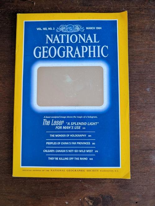 National Geographic - hologram issue maart 1984, Boeken, Tijdschriften en Kranten, Zo goed als nieuw, Wetenschap en Natuur, Ophalen of Verzenden