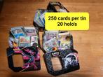 Mega Pokémon Tin met 250 kaarten, Ophalen of Verzenden, Zo goed als nieuw, Meerdere kaarten, Foil