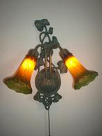 Vintage Art Nouveau Tiffany Lily Wandlamp, Antiek en Kunst, Antiek | Lampen, Ophalen