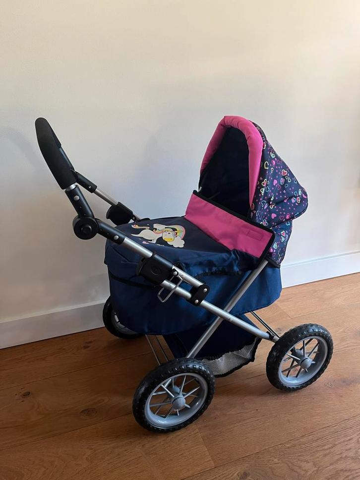Leuke Poppenwagen Eenhoorn - Inklapbaar!, Kinderen en Baby's, Kinderwagens en Combinaties, Zo goed als nieuw, Kinderwagen, Overige merken